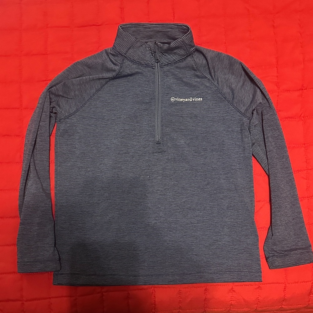 Vineyard Vines Striped Blue Pullover
